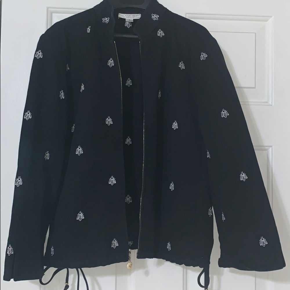 Women’s size P St. John Sport black bee jacket